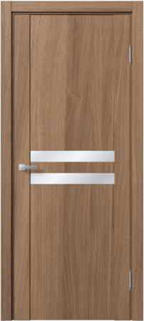 Входная дверь  - Межкомнатная дверь экошпон модель Доминика 229 Орех золотой