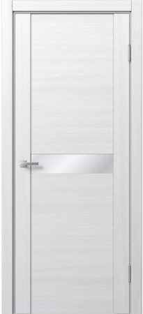 Входная дверь  - Межкомнатная дверь экошпон модель Доминика 230 Ясень белый