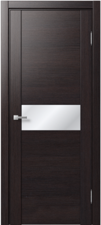 Входная дверь  - Межкомнатная дверь экошпон модель Доминика 231 Орех темный