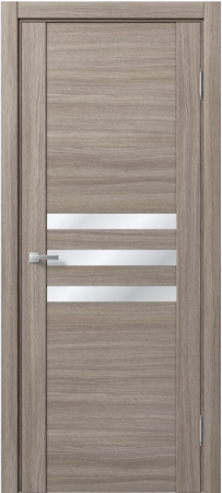 Входная дверь  - Межкомнатная дверь экошпон модель Доминика 233 Дуб дымчатый