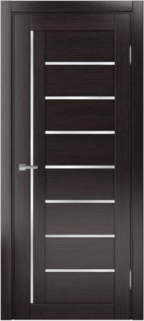 Входная дверь  - Межкомнатная дверь экошпон модель Доминика 427 Орех темный 