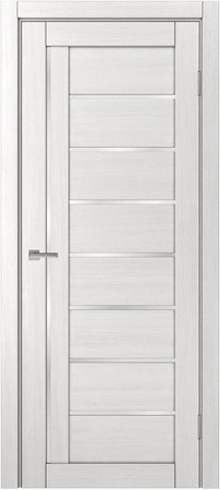 Входная дверь  - Межкомнатная дверь экошпон модель Доминика 427 Ясень белый 
