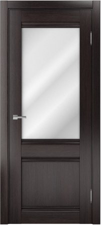 Входная дверь  - Межкомнатная дверь экошпон модель Доминика Классик 812 Орех темный