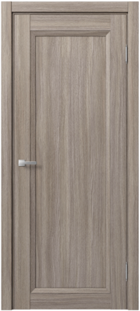 Входная дверь  - Межкомнатная дверь экошпон модель Доминика Классик 841 Дуб дымчатый