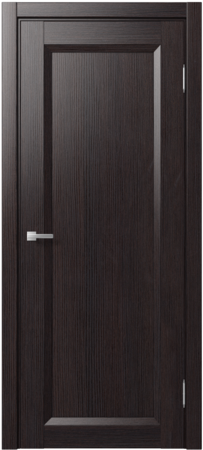Входная дверь  - Межкомнатная дверь экошпон модель Доминика Классик 841 Орех темный