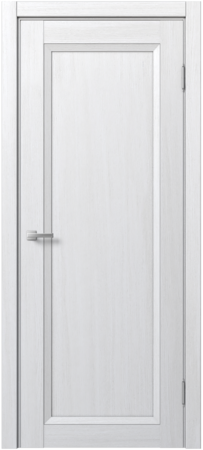 Входная дверь  - Межкомнатная дверь экошпон модель Доминика Классик 841 Ясень белый