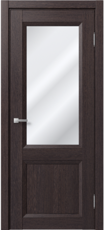 Входная дверь  - Межкомнатная дверь экошпон модель Доминика Классик 842 Дуб серый