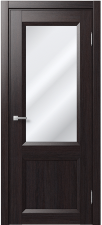 Входная дверь  - Межкомнатная дверь экошпон модель Доминика Классик 842 Орех темный