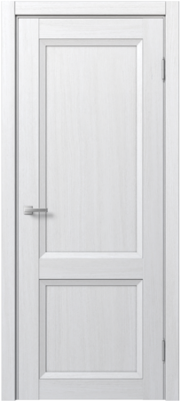 Входная дверь  - Межкомнатная дверь экошпон модель Доминика Классик 843 Ясень белый