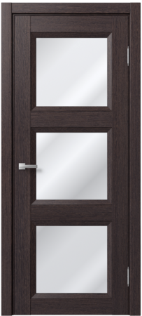 Входная дверь  - Межкомнатная дверь экошпон модель Доминика Классик 844 Дуб серый