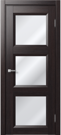 Входная дверь  - Межкомнатная дверь экошпон модель Доминика Классик 844 Орех темный