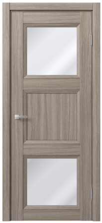 Входная дверь  - Межкомнатная дверь экошпон модель Доминика Классик 845 Дуб дымчатый