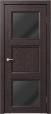 Входная дверь  - Межкомнатная дверь экошпон модель Доминика Классик 845 Дуб серый