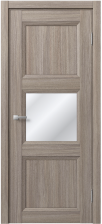 Входная дверь  - Межкомнатная дверь экошпон модель Доминика Классик 846 Дуб дымчатый