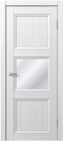 Входная дверь  - Межкомнатная дверь экошпон модель Доминика Классик 846 Ясень белый