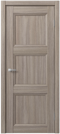 Входная дверь  - Межкомнатная дверь экошпон модель Доминика Классик 847 Дуб дымчатый