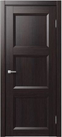 Входная дверь  - Межкомнатная дверь экошпон модель Доминика Классик 847 Орех темный