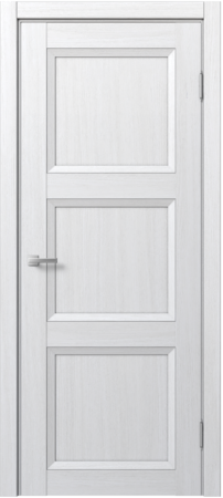 Входная дверь  - Межкомнатная дверь экошпон модель Доминика Классик 847 Ясень белый