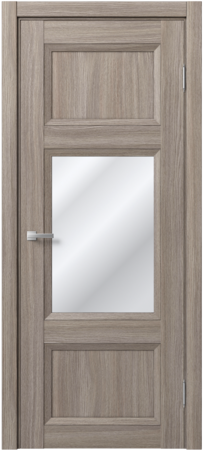Входная дверь  - Межкомнатная дверь экошпон модель Доминика Классик 848 Дуб дымчатый