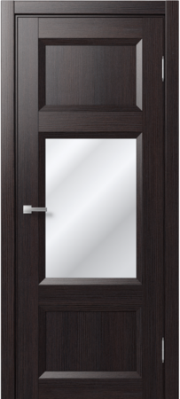 Входная дверь  - Межкомнатная дверь экошпон модель Доминика Классик 848 Орех темный