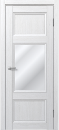 Входная дверь  - Межкомнатная дверь экошпон модель Доминика Классик 848 Ясень белый