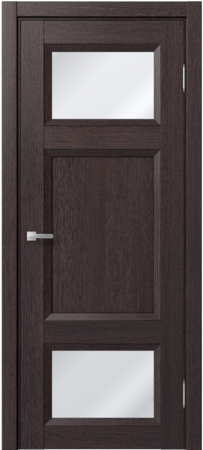 Входная дверь  - Межкомнатная дверь экошпон модель Доминика Классик 849 Дуб серый