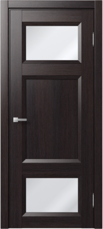 Входная дверь  - Межкомнатная дверь экошпон модель Доминика Классик 849 Орех темный