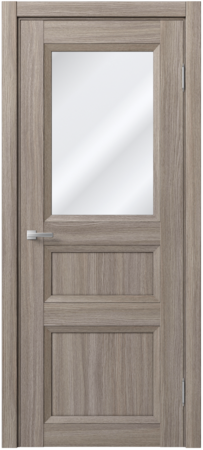 Входная дверь  - Межкомнатная дверь экошпон модель Доминика Классик 850 Дуб дымчатый