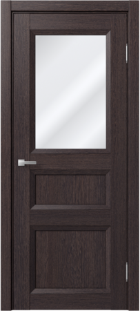 Входная дверь  - Межкомнатная дверь экошпон модель Доминика Классик 850 Дуб серый