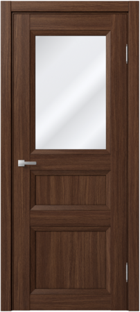 Входная дверь  - Межкомнатная дверь экошпон модель Доминика Классик 850 Орех вела
