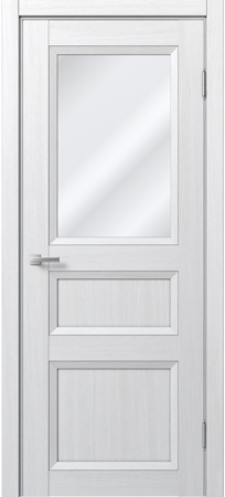 Входная дверь  - Межкомнатная дверь экошпон модель Доминика Классик 850 Ясень белый