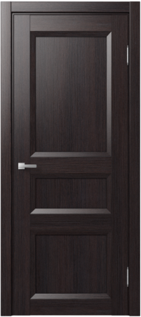 Входная дверь  - Межкомнатная дверь экошпон модель Доминика Классик 851 Орех темный