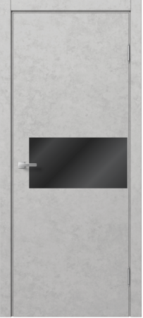 Входная дверь  - Межкомнатная дверь экошпон Доминика 902 Бетон белый