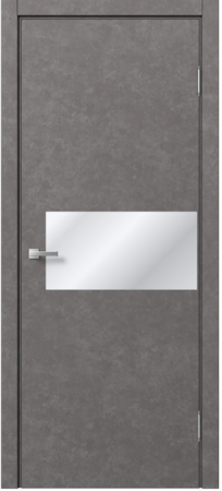 Входная дверь  - Межкомнатная дверь экошпон Доминика 902 Бетон серый