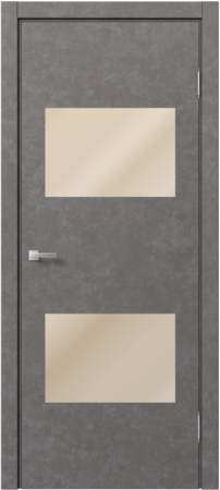 Входная дверь  - Межкомнатная дверь экошпон Доминика 903 Бетон серый