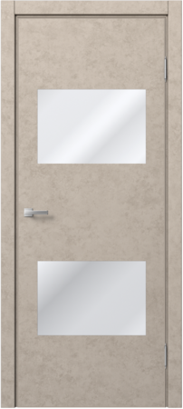 Входная дверь  - Межкомнатная дверь экошпон Доминика 903 Бетон бежевый