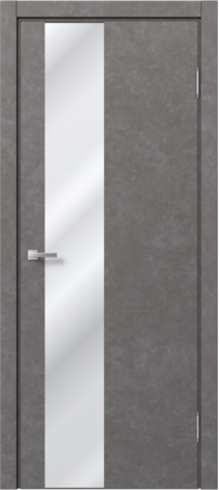 Входная дверь  - Межкомнатная дверь экошпон Доминика 905 Бетон серый