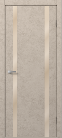Входная дверь  - Межкомнатная дверь экошпон Доминика 906 Бетон бежевый