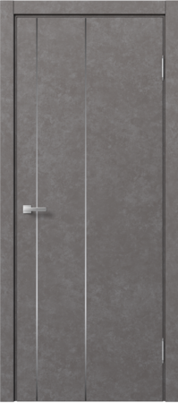 Входная дверь  - Межкомнатная дверь экошпон Доминика 913 Бетон серый
