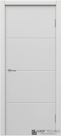 Входная дверь  - Межкомнатная дверь эмаль модель Доминика Стефани 1003 Белый