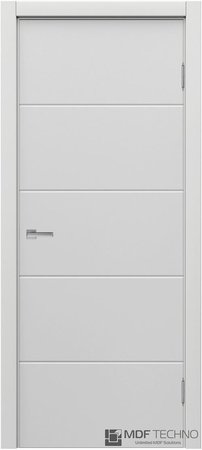 Входная дверь  - Межкомнатная дверь эмаль модель Доминика Стефани 1004 Белый