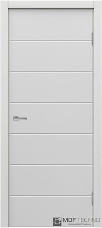 Входная дверь  - Межкомнатная дверь эмаль модель Доминика Стефани 1006 Белый