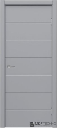 Входная дверь  - Межкомнатная дверь эмаль модель Доминика Стефани 1006 RAL 7040