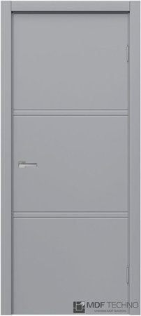 Входная дверь  - Межкомнатная дверь эмаль модель Доминика Стефани 1012 RAL 7040