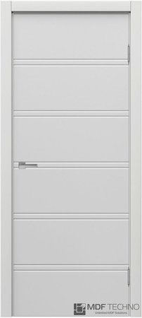 Входная дверь  - Межкомнатная дверь эмаль модель Доминика Стефани 1015 Белый