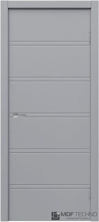 Входная дверь  - Межкомнатная дверь эмаль модель Доминика Стефани 1015 RAL 7040