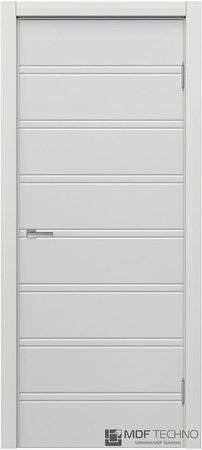 Входная дверь  - Межкомнатная дверь эмаль модель Доминика Стефани 1017 Белый