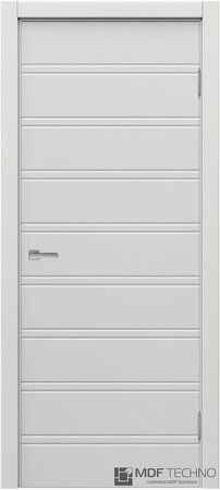 Входная дверь  - Межкомнатная дверь эмаль модель Доминика Стефани 1018 Белый