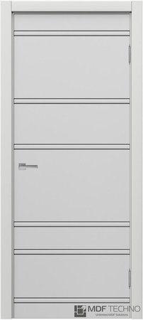 Входная дверь  - Межкомнатная дверь эмаль модель Доминика Стефани 1021 Белый