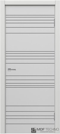 Входная дверь  - Межкомнатная дверь эмаль модель Доминика Стефани 1024 Белый